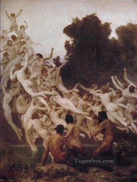 ヌード Painting - Les Oreades 1902 ウィリアム・アドルフ・ブーグローのヌード